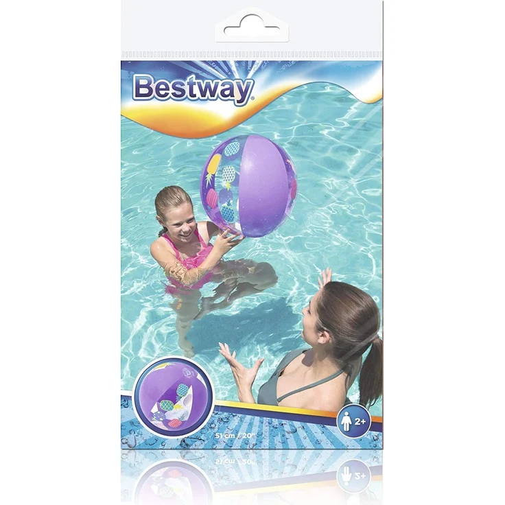 Bestway Wasserball 'Designer', 51 cm - 1x Stück, zufällige Farbauswahl – Bild 6