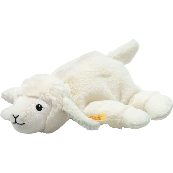 Steiff Floppy Linda Lamm 20 weiss liegend – Bild 1