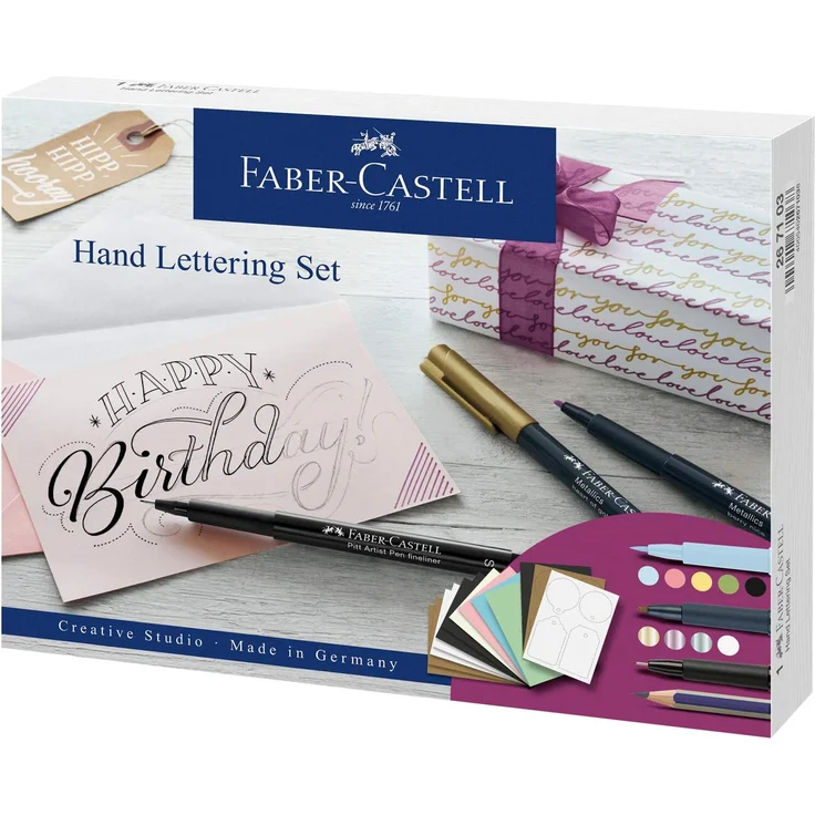 Faber-Castell Kreativset Handlettering, 12-teilig – Bild 1