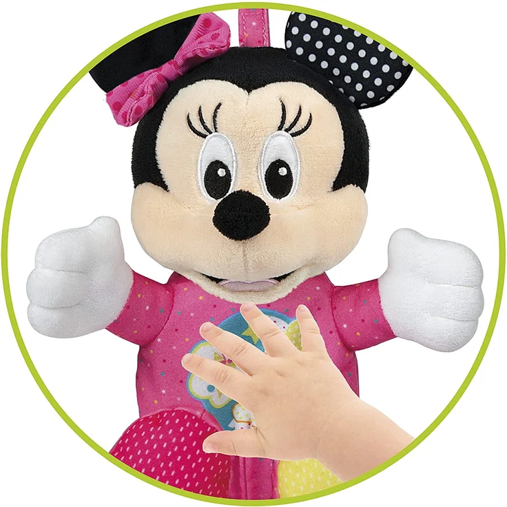 Clementoni 17207 Disney Baby – Minnie Leucht-Plüsch, Kuscheltier für Kleinkinder & Säuglinge, Stofftier mit Licht und Musik, Einschlafhilfe für Kinder – Bild 3