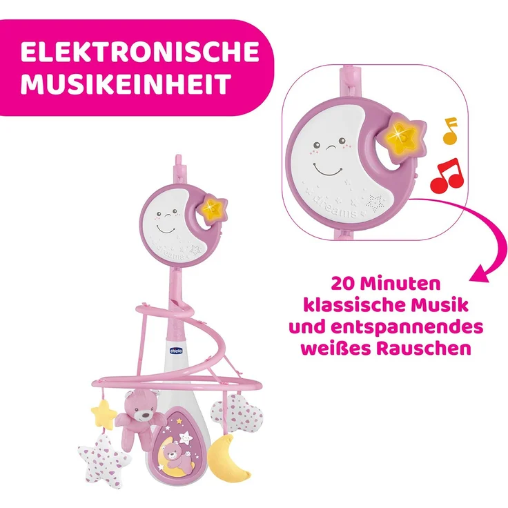 Chicco Mobile Next2Dreams, rosa – Bild 5