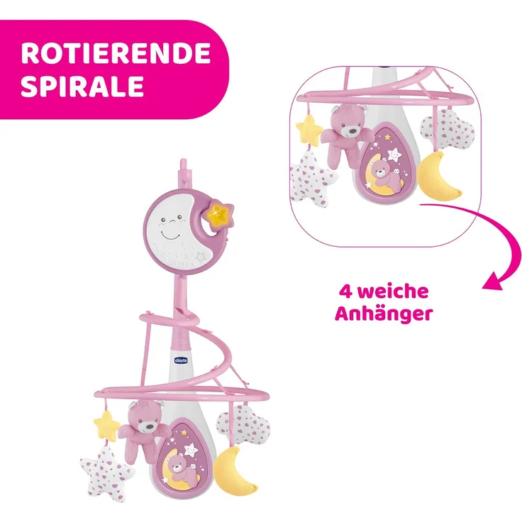 Chicco Mobile Next2Dreams, rosa – Bild 7