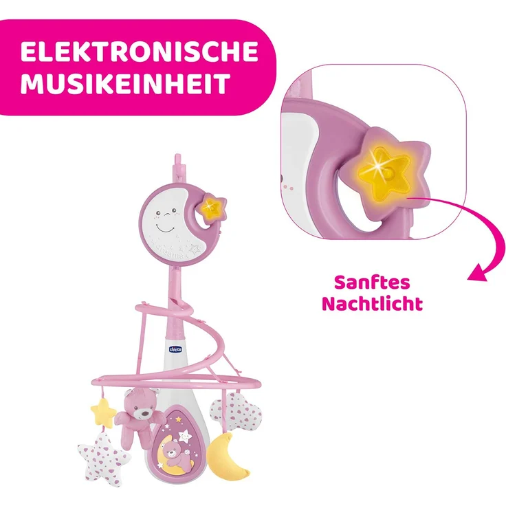 Chicco Mobile Next2Dreams, rosa – Bild 6
