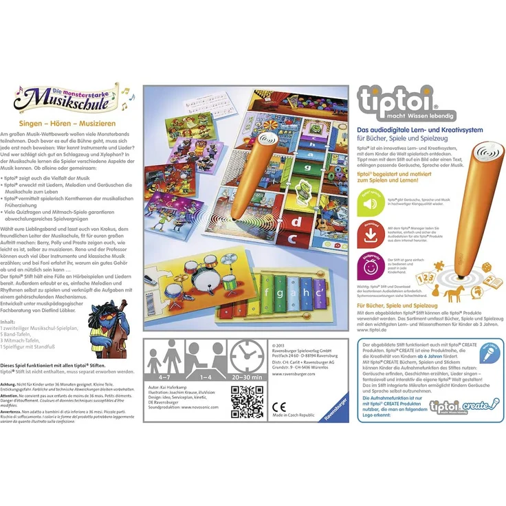 RAVENSBURGER tiptoi® Die monsterstarke Musikschule – Bild 2