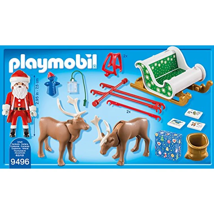 Playmobil 9496 Spielzeug - Rentierschlitten Unisex-Kinder – Bild 3