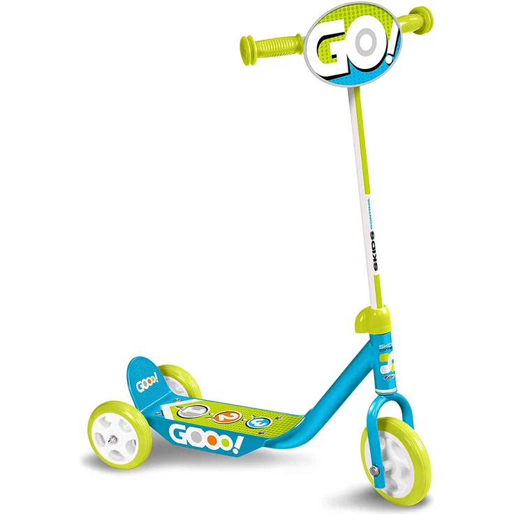 Skids Control kinderstep Gooo! Jungen Hellblau/Hellgrün – Bild 1