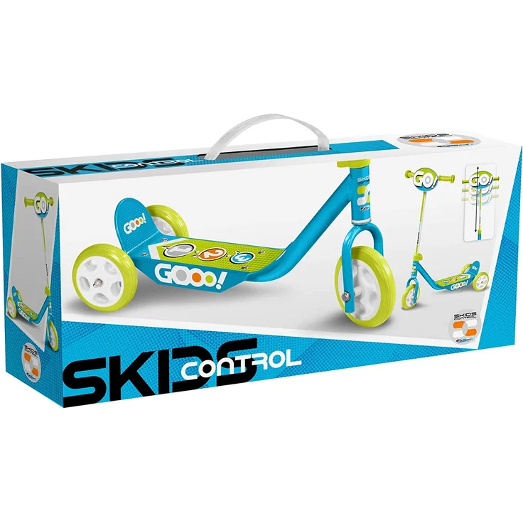 Skids Control kinderstep Gooo! Jungen Hellblau/Hellgrün – Bild 3