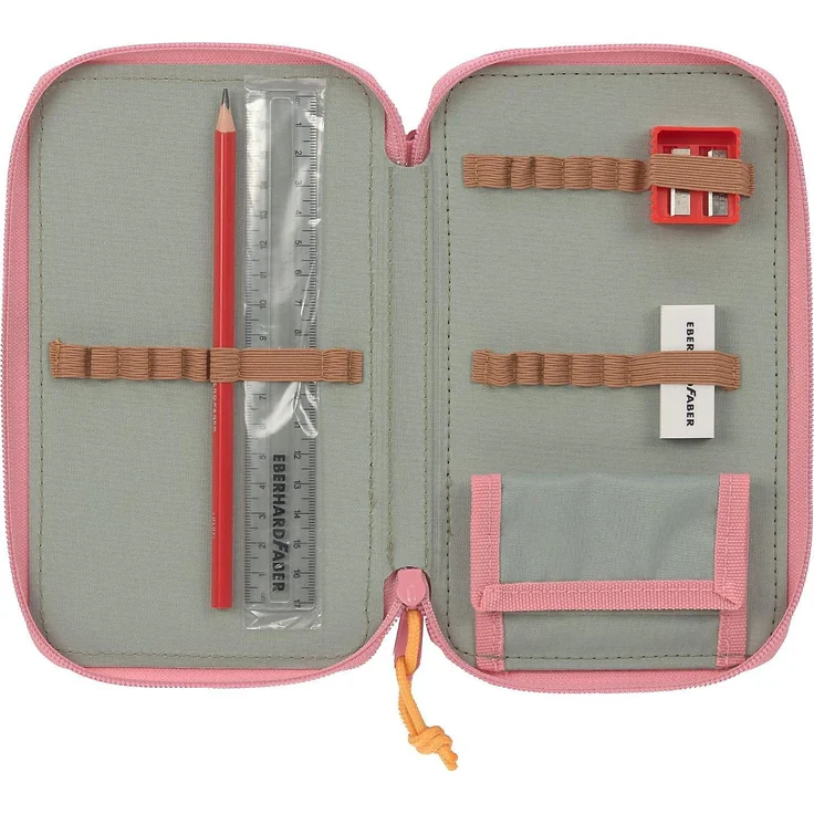 Lässig Unique School Triple Pencil Case Rose – Bild 6