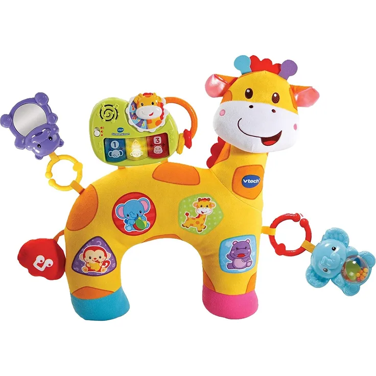 Vtech 80-506804 Baby 80-506804-Giraffenkissen, Kleinkindplüsch, bunt