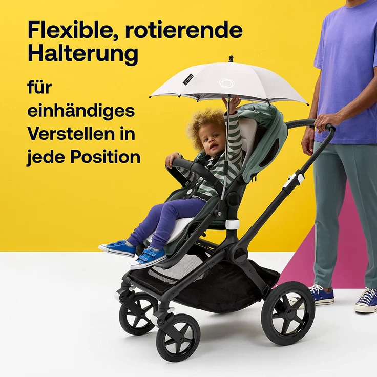 Bugaboo Sonnenschirm Pine Green Grün – Bild 5