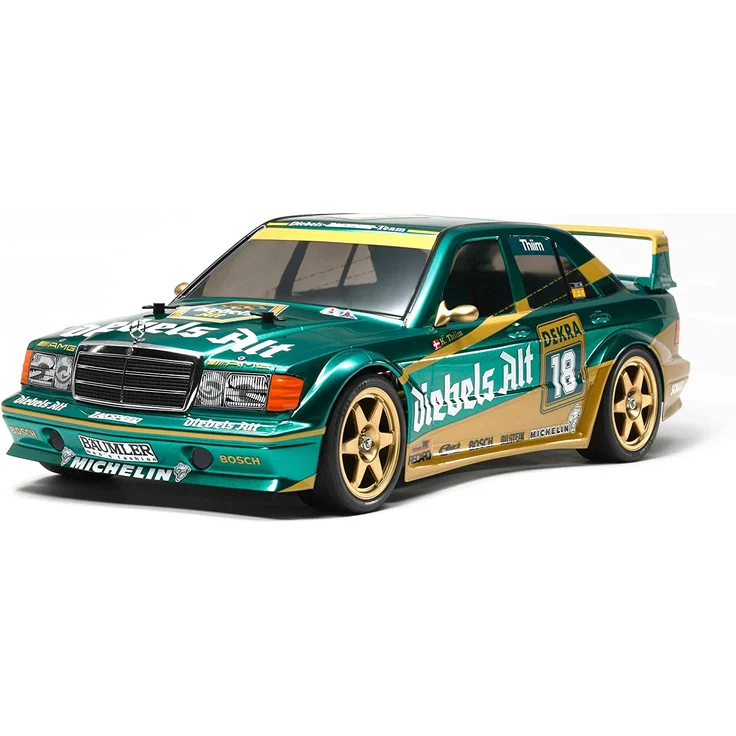 TAMIYA Mercedes-Benz 190E 2. 5-16 Tt01E - On-Road-Rennwagen - 1:10 - Junge - 4WD - 1/10 - Assembly Kit - Neu