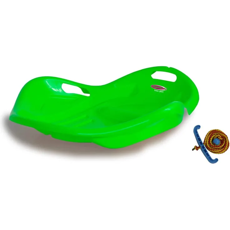 Jamara 'Snow Play Bob Speed' Kinderbob, grün, 78 cm, aerodynamische Bauweise, langlebiger Kunststoff, bequeme, ergonomische Sitz-/ Liegekuhle für eine optimale Rutschposition, 1 kg Leichtgewicht, ab 3 Jahren