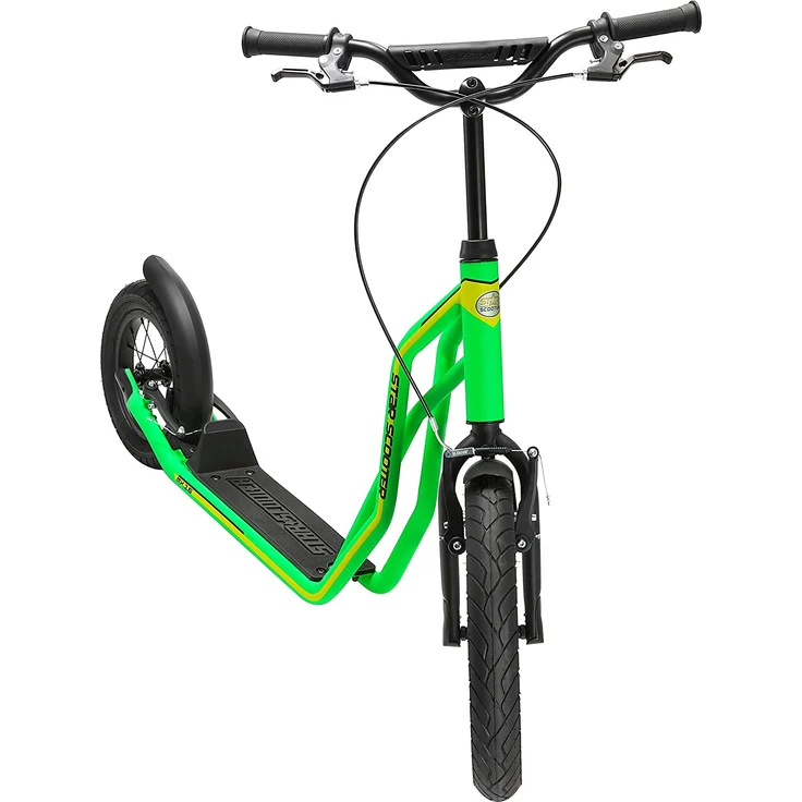 STAR SCOOTER Tretroller Kinderroller ab 8 Jahre | 16 Zoll 12 Zoll Mixed Edition | Grün - Preisvergleich – Bild 7