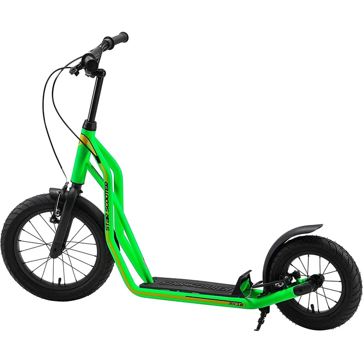 STAR SCOOTER Tretroller Kinderroller ab 8 Jahre | 16 Zoll 12 Zoll Mixed Edition | Grün - Preisvergleich – Bild 3