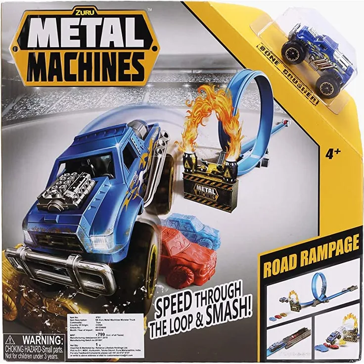 Zuru Metal Machines Rennbahn - Road Rampage - ca. 2m