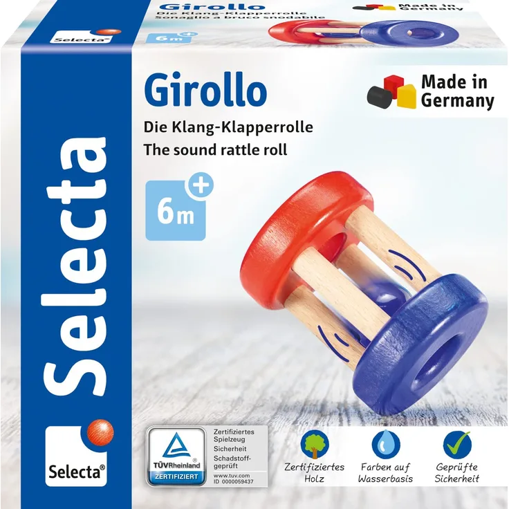 Selecta 61032 Girollo, Greifspielzeug, 7 cm