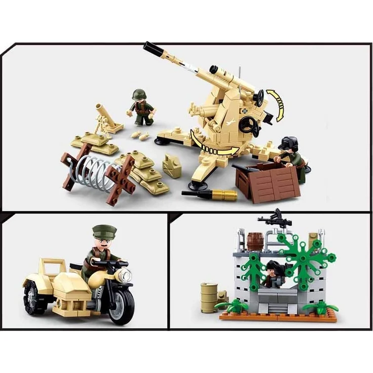 Sluban M38-B0697 WWII-Battle of Kursk 998PCS, Multi Color – Bild 5