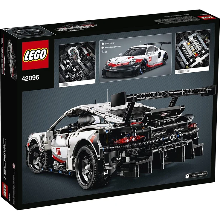 LEGO Technic 42096 'Porsche 911 RSR', 1580 Teile, ab 10 Jahren – Bild 9