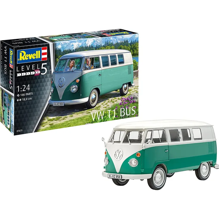 Plastic model VW T1 Samba Bus
