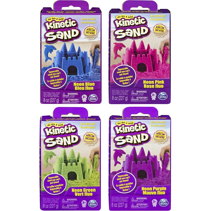 pin Master Kinetic Sand Pack S 227 Gramm farbig sortiert, 1x Stück, zufällige Auswahl