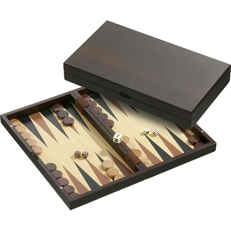 Philos 1134 - Backgammon Melos, medium, Kassette, Magnetverschluss