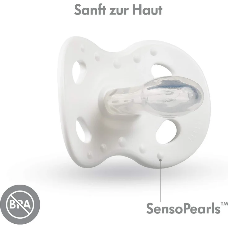 Medela Baby Schnuller Day & Night Love Mama 18+ Monate 2 Stück Weiß – Bild 5