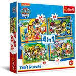 Trefl Puzzle 4in1 Holiday Paw Patrol PAW PATROL 34395 Trefl p8