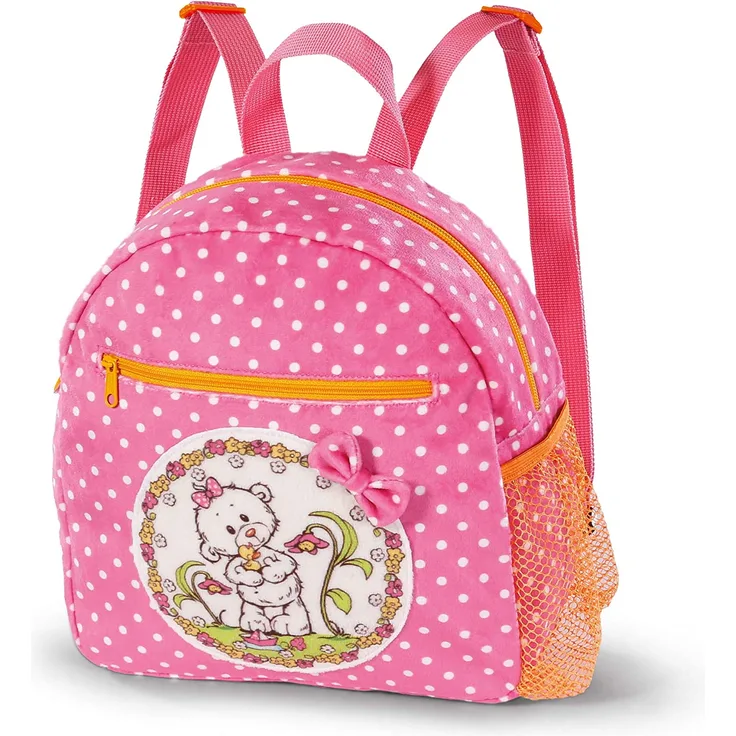 NICI 43359 Rucksack kleine Bären-Schwester, 24 x 25 x 10 cm, bunt