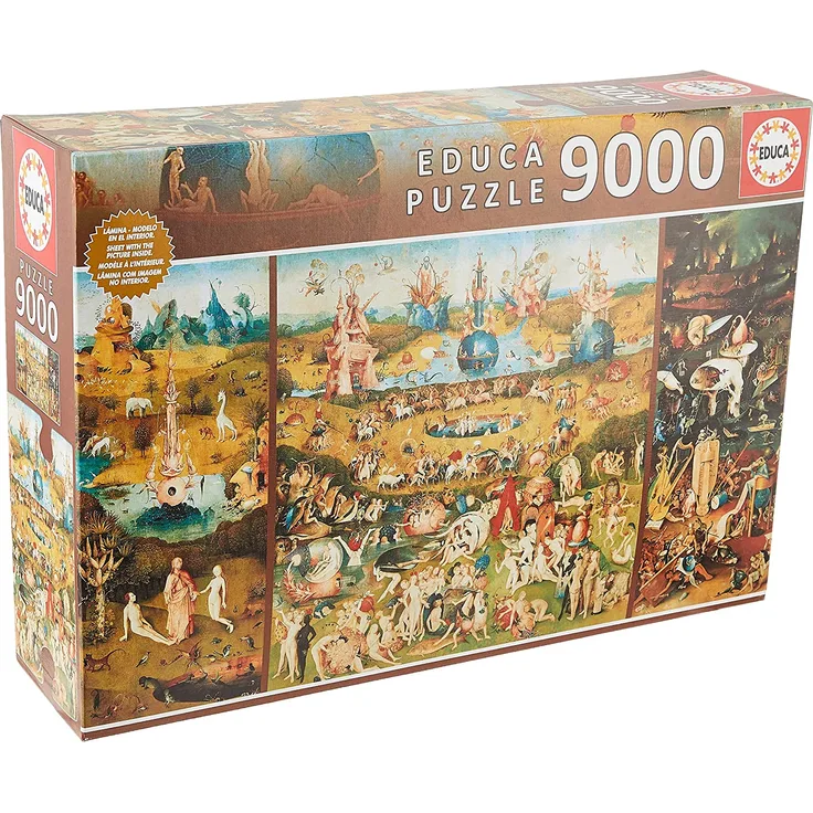 Educa 14831 - Puzzle - H. Bosch - Der Garten Der Lüste, 9000-Teilig