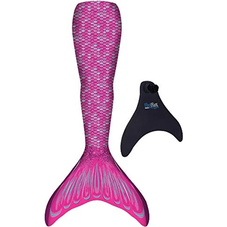Fin Fun RTLM-MF-PNK-YSM Meerjungfrau Flosse Größe S/M, Monoflosse und Fischschwanz, für sichere Schwimmer ab 6 Jahren, pink – Bild 1