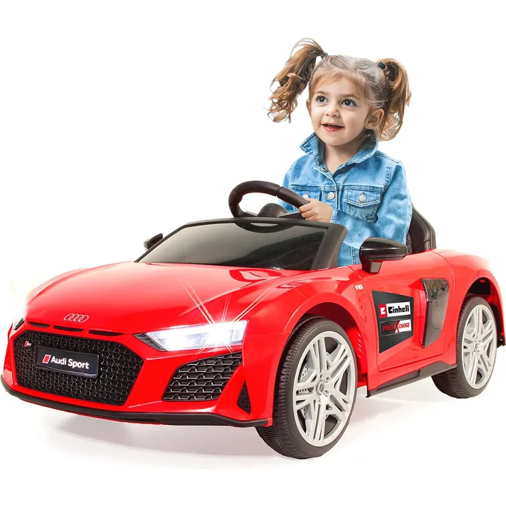 Jamara Ride-on Audi R8 Spyder childrens vehicle (red 18V Einhell Power XChange)