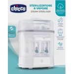 Chicco Modularer Dampfsterilisator 3 in 1, Babyflaschen-Sterilisator, Einstellbarer Dampfsterilisator für Babyflaschen, für Mikrowelle, mit 3 Konfigurationen, Schnelle und Einfache Anwendung - Preisvergleich