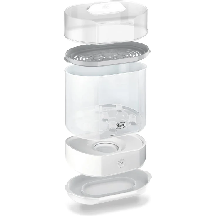 Chicco Modularer Dampfsterilisator 3 in 1, Babyflaschen-Sterilisator, Einstellbarer Dampfsterilisator für Babyflaschen, für Mikrowelle, mit 3 Konfigurationen, Schnelle und Einfache Anwendung - Preisvergleich – Bild 5