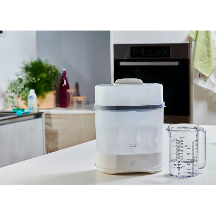 Chicco Modularer Dampfsterilisator 3 in 1, Babyflaschen-Sterilisator, Einstellbarer Dampfsterilisator für Babyflaschen, für Mikrowelle, mit 3 Konfigurationen, Schnelle und Einfache Anwendung - Preisvergleich – Bild 7
