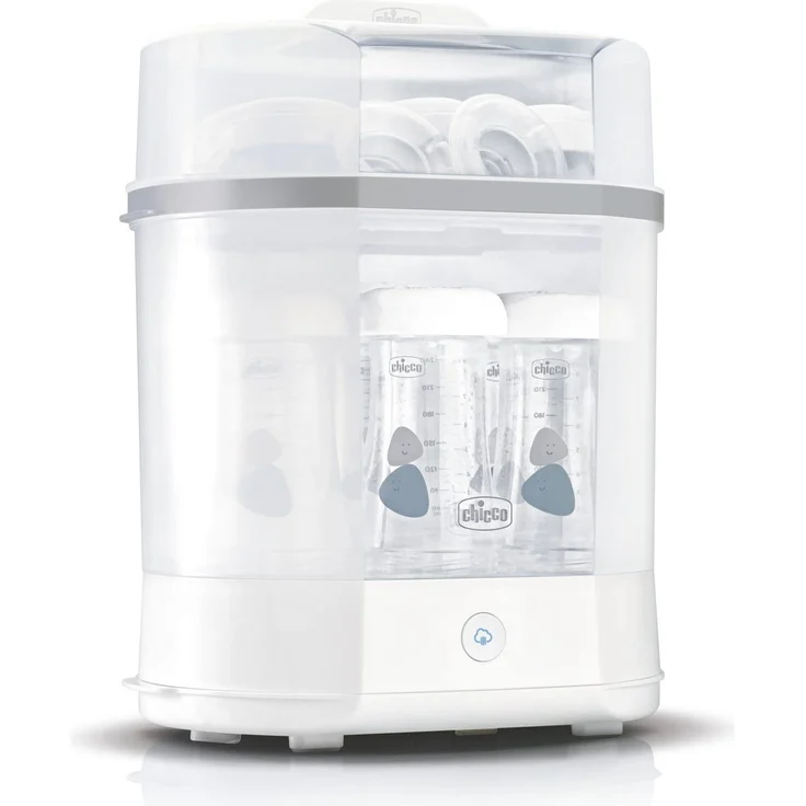 Chicco Modularer Dampfsterilisator 3 in 1, Babyflaschen-Sterilisator, Einstellbarer Dampfsterilisator für Babyflaschen, für Mikrowelle, mit 3 Konfigurationen, Schnelle und Einfache Anwendung - Preisvergleich – Bild 2