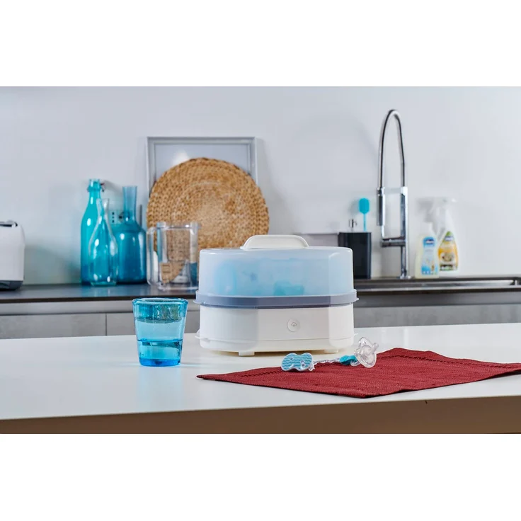 Chicco Modularer Dampfsterilisator 3 in 1, Babyflaschen-Sterilisator, Einstellbarer Dampfsterilisator für Babyflaschen, für Mikrowelle, mit 3 Konfigurationen, Schnelle und Einfache Anwendung - Preisvergleich – Bild 13