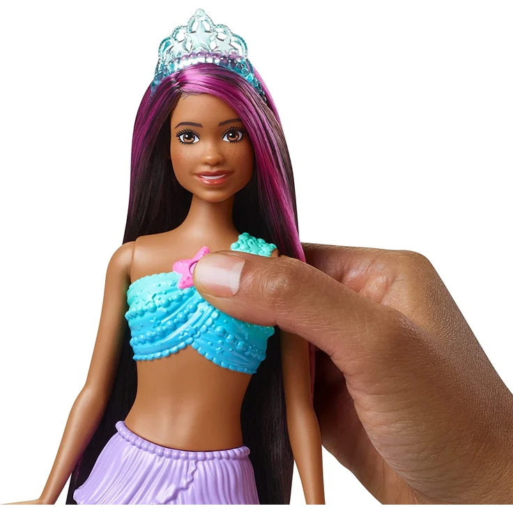 Barbie Brooklyn Zauberlicht Meerjungfrau Puppe (leuchtet), Barbie Dreamtopia – Bild 3