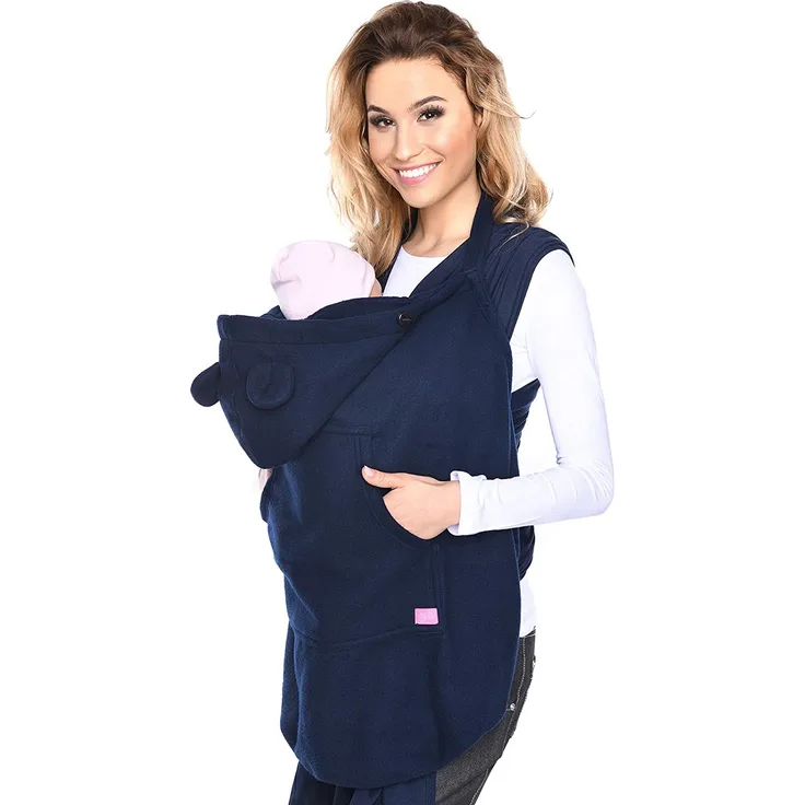 Mija - Tragecover, Universal Bezug für Baby Carrier/Tragetücher/Cape 4022 (Marineblau)