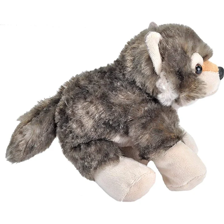 Wild Republic 16244 Hug'ems Plüschtier, Kuscheltier, Wolf 18cm – Bild 5