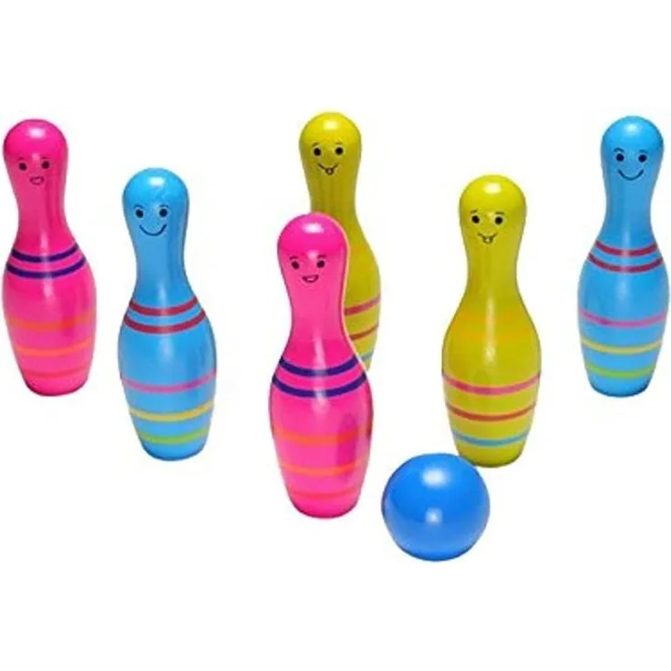 BS Toys Kegeln Jr 7-teilig mehrfarbig