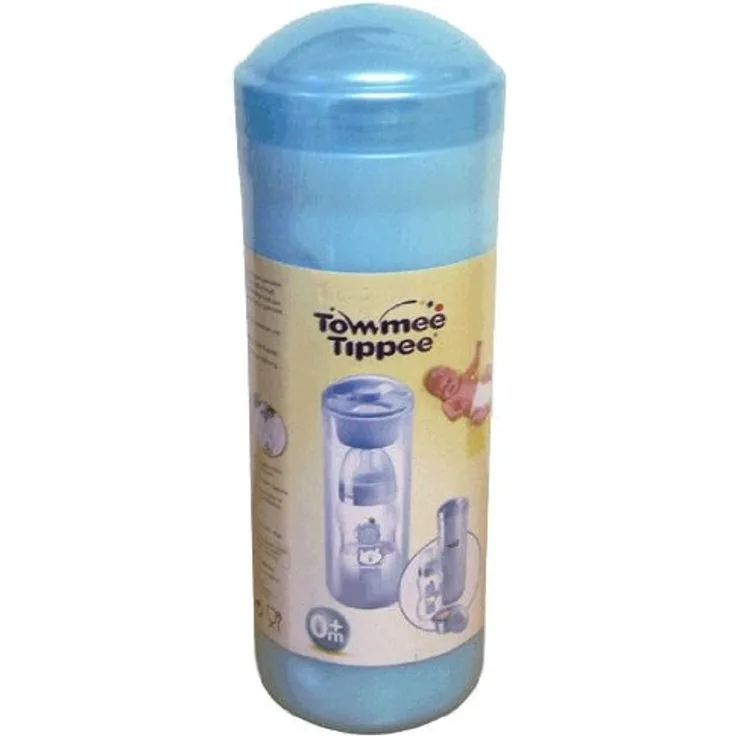 Tommee Tippee 30322 0011 - Warmhaltebox mit Milchpulverportionierer, blau