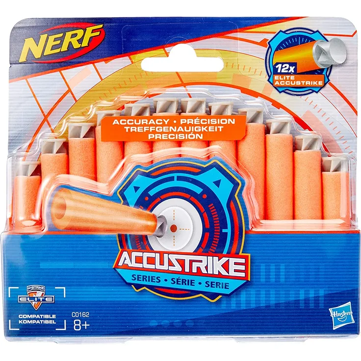 Hasbro Nerf A0350EU4 - N-Strike Elite 12er Dart, Nachfüllpack, Nerf Zubehör,Pack of 12