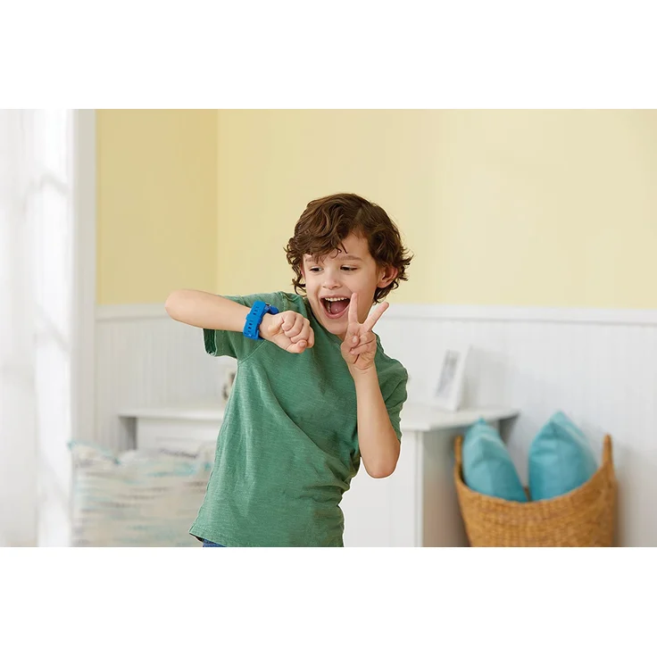 VTech 'Kidizoom Smart Watch DX2', ab 5 Jahren, LCD Farb-Touchdisplay (1,41", 128 x 128 Pixel), inkl. vielen lustigen Uhrmotiven zum Wechseln und aufregenden Bewegungsspielen, blau – Bild 8
