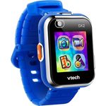 VTech 'Kidizoom Smart Watch DX2', ab 5 Jahren, LCD Farb-Touchdisplay (1,41", 128 x 128 Pixel), inkl. vielen lustigen Uhrmotiven zum Wechseln und aufregenden Bewegungsspielen, blau