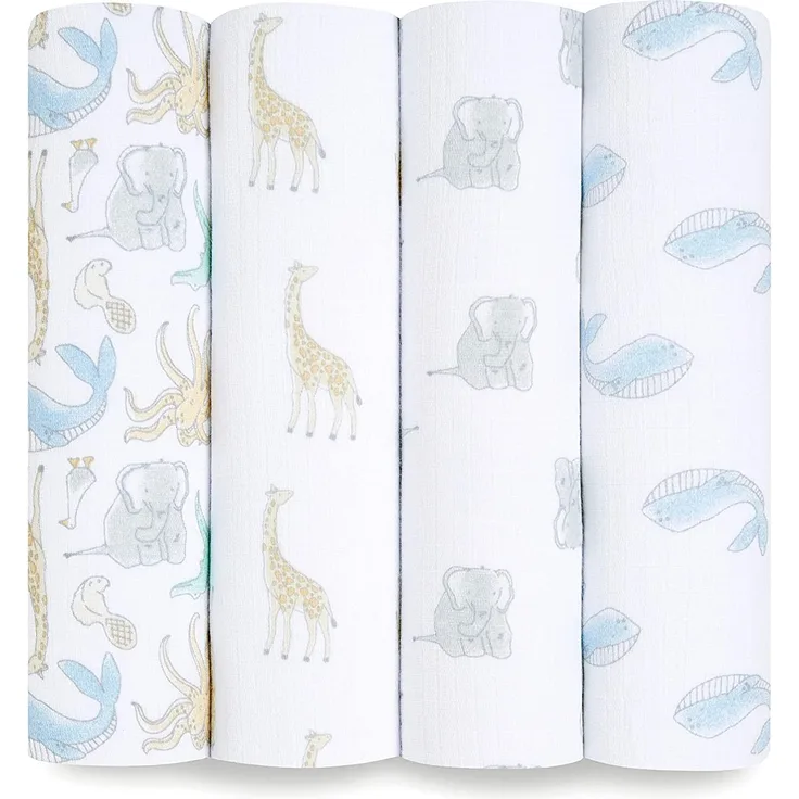 aden + anais™ essentials Pucktuch natural history 4er-Pack