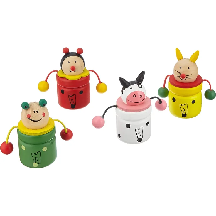 Legler 7795 Milchzahndosen Tiere, 4-er Set