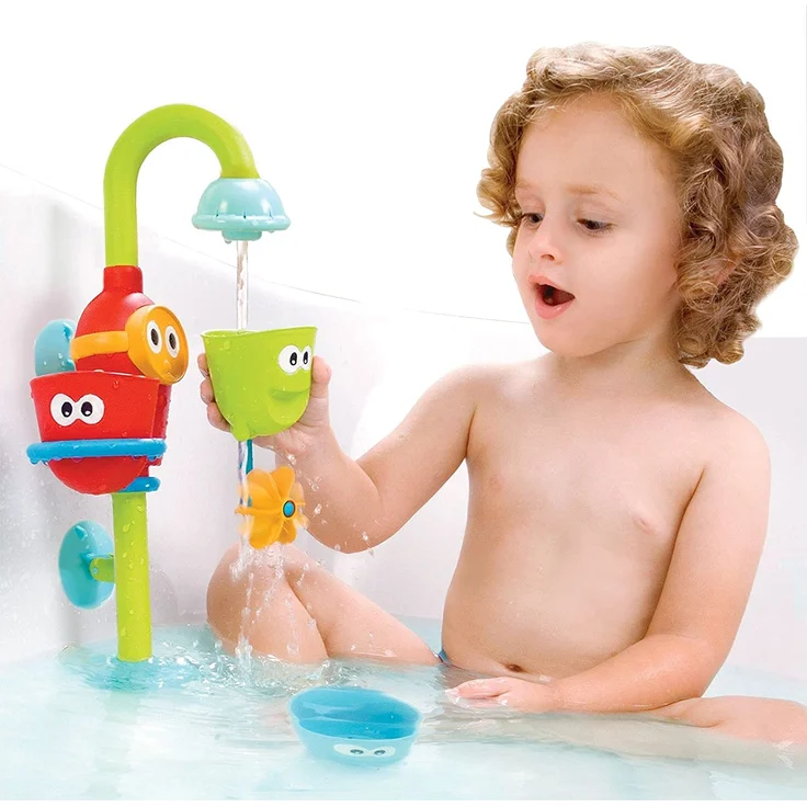 Yookidoo 40116 'Wasserspiel Dusche' ab 9 Monaten, 17,78 x 7,62 x 36,83 cm, 3 Einsätze inklusive, bunt - Preisvergleich – Bild 2