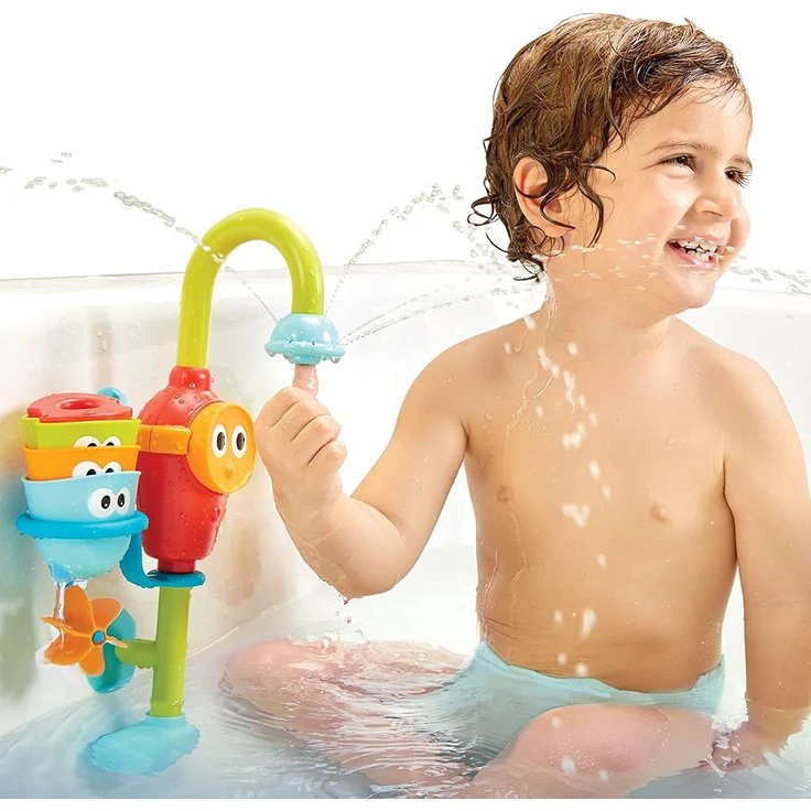 Yookidoo 40116 'Wasserspiel Dusche' ab 9 Monaten, 17,78 x 7,62 x 36,83 cm, 3 Einsätze inklusive, bunt - Preisvergleich – Bild 3