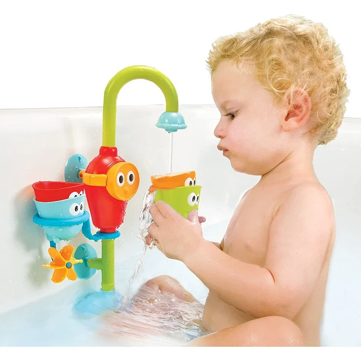 Yookidoo 40116 'Wasserspiel Dusche' ab 9 Monaten, 17,78 x 7,62 x 36,83 cm, 3 Einsätze inklusive, bunt - Preisvergleich – Bild 4