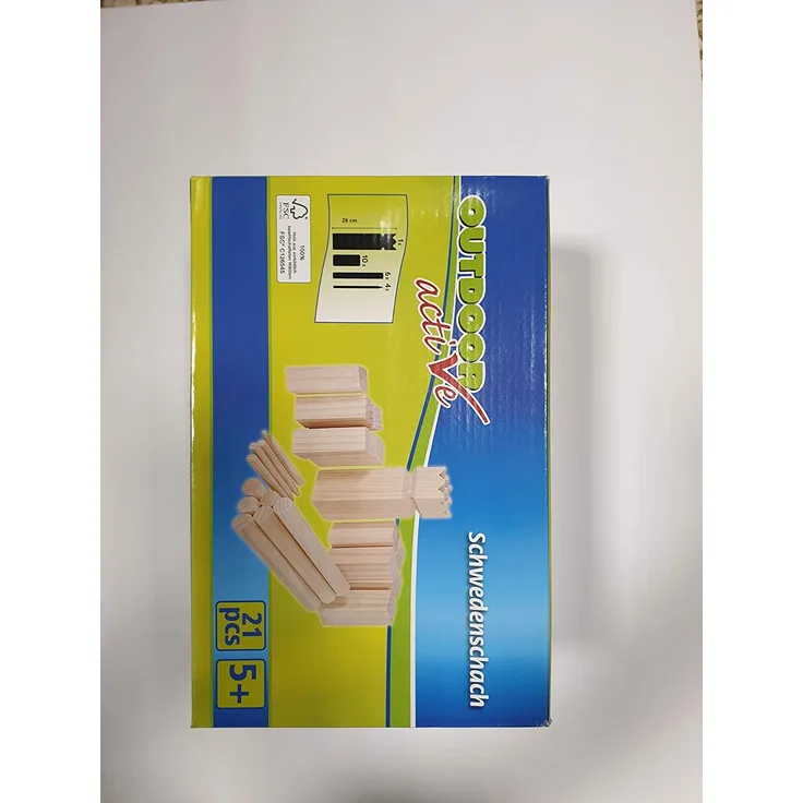 Vedes - Schwedenschach Kubb, 21-teilig